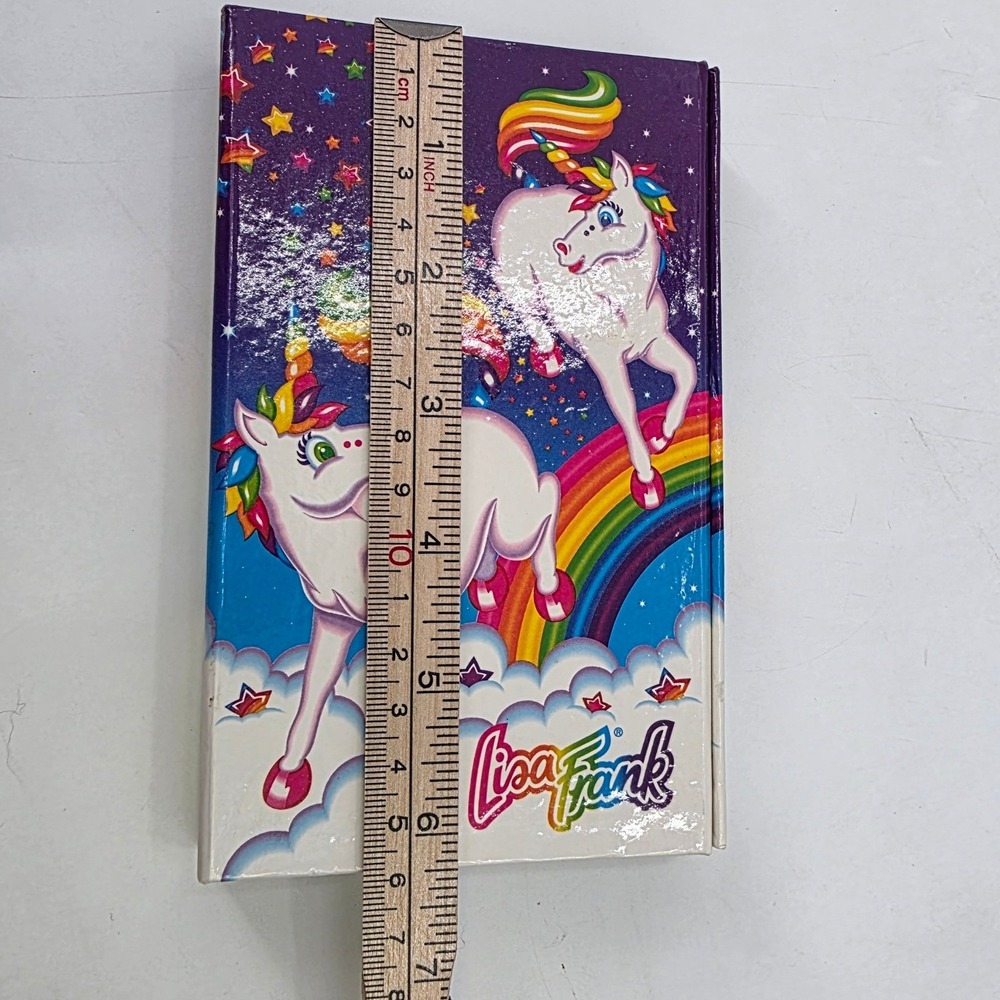 VINTAGE 90S LISA FRANK MARKIE FLIP OUTS ORGANIZER PLANNER UNICORN *READ* RARE - Picture 15 of 15